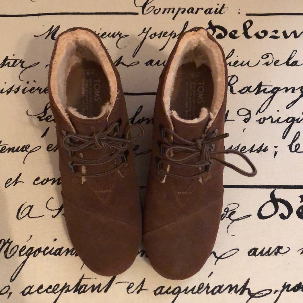 Toms Wedge Booties